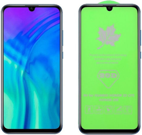 5D Full Face Tempered Glass Black (Honor 20e, 20 Lite)