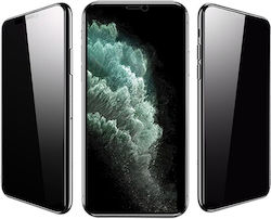 Full Face Tempered Glass Negru (iPhone 11 Pro Max)