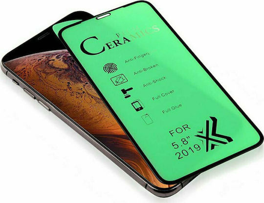 Ceramică Full Face Tempered Glass Negru (Huawei P Smart 2021)