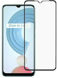 Закалено стъкло за цялото лице 0.3мм Черен (Realme C21)