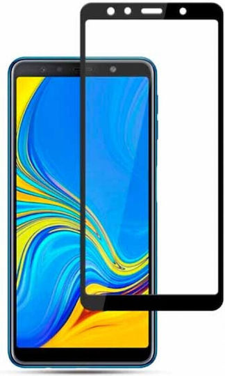 3D Full Face Tempered Glass Negru (Galaxy A7 2018)
