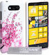 YouSave Accessories Back Cover Silicone Set with Glass (Lumia 820)