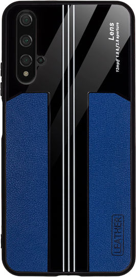 Bodycell Acrylic Umschlag Rückseite Synthetisches Leder / Silikon Blau (Huawei Nova 5T / Honor 20 Huawei Nova 5T / Honor 20 / Ehre 20)