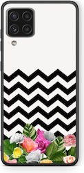 Samsung A22 4G Arow Патерн Черен Лъскав Калъф
