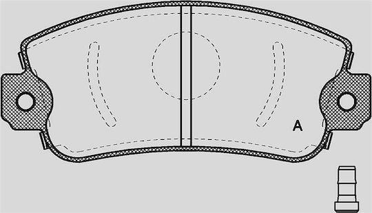 Brake Pads Fiat Panda 141a 1100 Trekking 4x4
