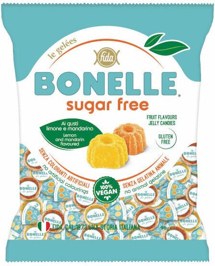 Fida Bonelle Sugar Free Lemon & Mandarin Jellies 90g