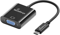 MediaRange MRCS229 USB-C / VGA Male to VGA / USB-C Female MediaRange MRCS229 USB-C / VGA Male to VGA / USB-C Female