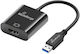 MediaRange Конвертор HDMI / USB-A мъжки към HDMI / USB-A женски Черен 1бр MRCS232