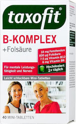 Taxofit B-Complex Forte + Folic Acid Vitamin 40 Tabletten