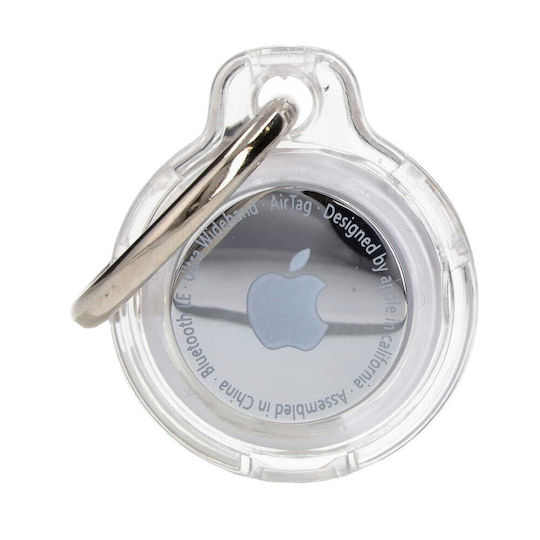 Bizon Case Locator Keychain Apple Airtag Transparent