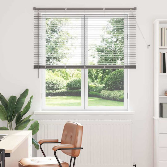 vidaXL Shade Blind Aluminum in Silver Color L135xH175cm
