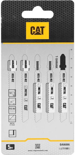 CAT Jig Saw Blade for Metal 75mm 5pcs 02-3443