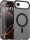 Techsuit Umschlag Rückseite Silikon Schwarz (iPhone Air)
