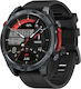 Zeblaze Stratos 4 Stainless Steel 49mm Waterproof Smartwatch with Heart Rate Monitor Black M/L