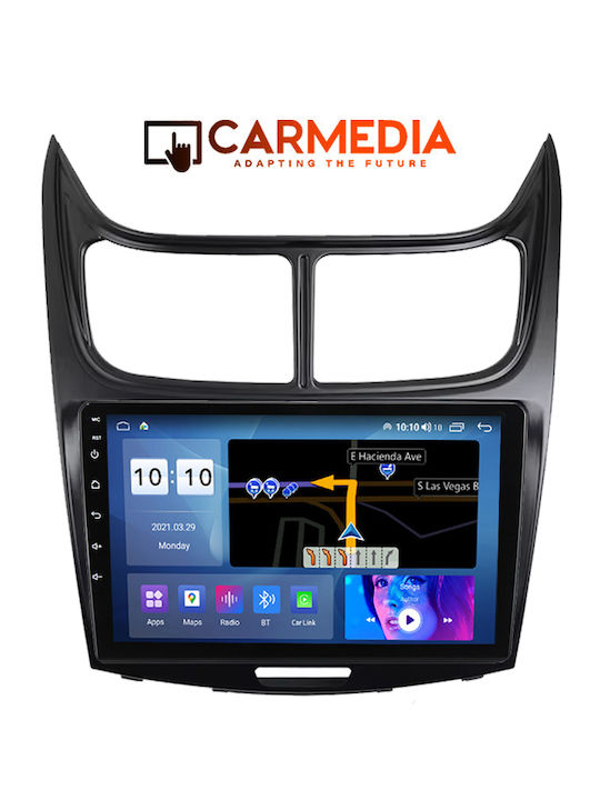Carmedia Auto-Audiosystem für Chevrolet Segel 2009-2014 (Bluetooth/USB/WiFi/GPS/Apple-Carplay/Android-Auto) mit Touchscreen 9"