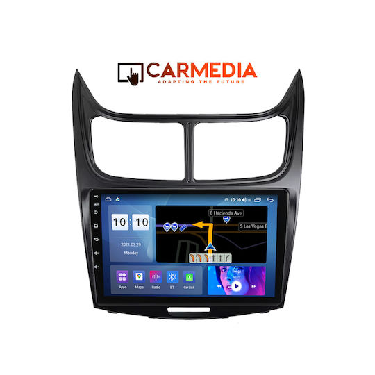 Carmedia Ηχοσύστημα Αυτοκινήτου για Chevrolet Sail 2009-2014 (Bluetooth/USB/WiFi/GPS/Apple-Carplay/Android-Auto) με Οθόνη Αφής 9"
