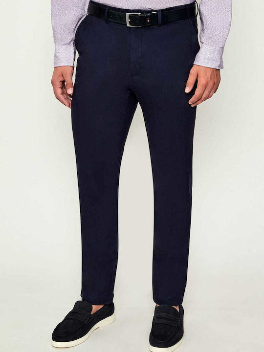 Παντελόνι Chino Ελαστικό σε Slim Εφαρμογή Navy Μπλε