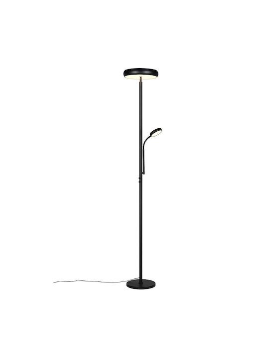 Trio Lighting LED Floor Lamp H183xL28cm Black