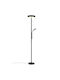Trio Lighting LED Floor Lamp H183xL28cm Black