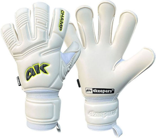 4Keepers Γάντια Τερματοφύλακα Ενηλίκων Λευκά