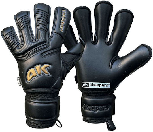 4Keepers Γάντια Τερματοφύλακα Παιδικά Μαύρα