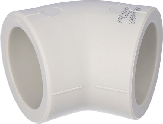 KAN-therm Γωνιακή σύνδεση σωλήνα Polypropylen 50mm HAL300