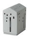 Raeder Lighthouse Candle Holder suitable for Tealights Ceramic in White Color 5.8x8.2x10cm 1pcs