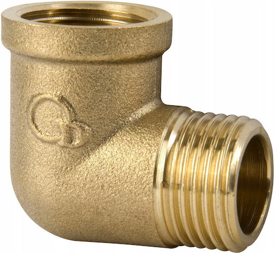 Diamond Γωνία Съединител за тръби Месинг 3/4" Мъжки rimex_5907547602948