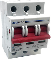 Aca Elektrische Schaltpaneel-Druckknopfschalter 100A Aca Elektrische Schaltpaneel-Druckknopfschalter 100A