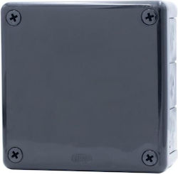 Hermetic Can H55-l 118x118x46 Ip55 12-outlet Black Onnline