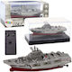 Lean Toys Remote Controlled Speedboat Silver
