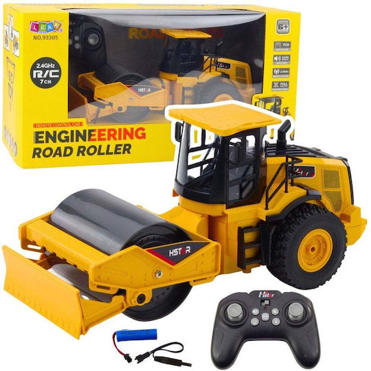 Lean Toys Remote Controlled Remote Controlled Construction Vehicle Yellow