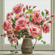 Diamond Mosaic Bouquet Aroma 40x40cm