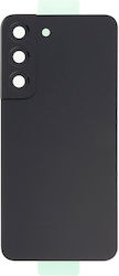 Samsung Galaxy S22 5G Battery Door Battery Door Adhesive Back Camera Lens Bezel Phantom Black OEM