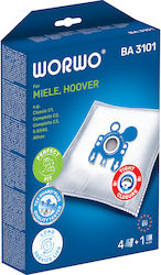 Worwo Staubsaugerbeutel Ba3101 4er-Set 1502283993