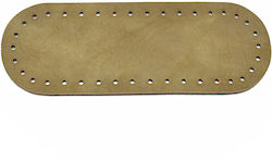 Vintage Ovaler Boden 21x8cm Khaki