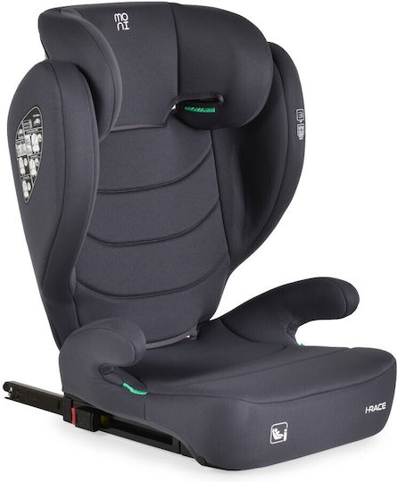 Moni Race Baby Car Seat High-back Booster i-Size with Isofix Cosmos Grey 15-36 kg