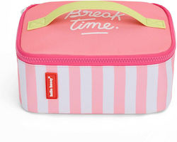 Hello Hossy Τσάντα Μεταφοράς Φαγητού Pink Stripes