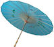 Kokoracostume Carnival Accessory Geisha Umbrella 54cm Turquoise