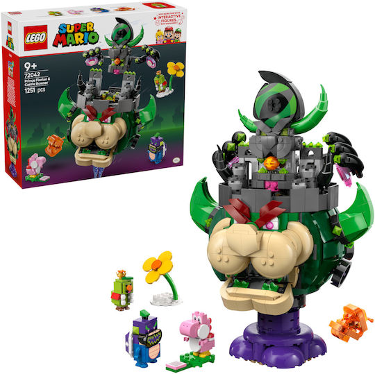 LEGO Super Mario Prince Florian & Castle Bowser for Ages 9+ 1251 Pieces