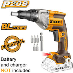 Ingco Κατσαβίδι Γυψοσανίδας Μπαταρίας Brushless Solo Ingco Κατσαβίδι Γυψοσανίδας Μπαταρίας Brushless Solo