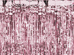Party Curtain Rose Gold 100x200cm