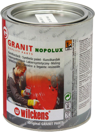 Lac De Vopsea Roșu Cărămiziu Ral 3004 Wilckens Granit Canistră 2.5 L