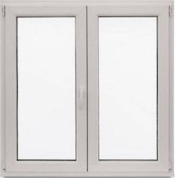 Ανοιγόμενο Παράθυρο PVC Π100xΥ100cm