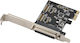 Κάρτα PCIe σε θύρα DB25 Parallel