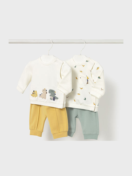 Kinder-Set mit Hose Winter 4Stück Honey-blue