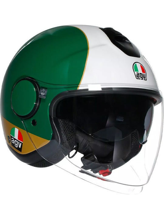 AGV Eteres AGO1 Motorcycle Helmet Jet ECE 22.06...