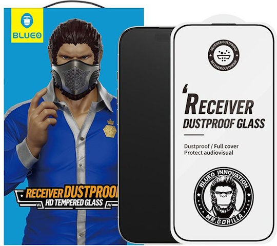 Blueo Tempered Glass Μαύρο (iPhone 17 Pro Max / iPhone 16 Pro Max)