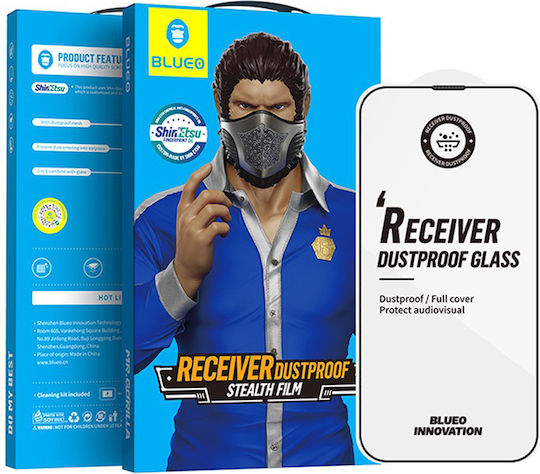 Blueo Tempered Glass Μαύρο (iPhone 17e / 16e / 14 / 13 / 13 ProXiaomi 13 Pro)