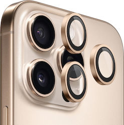 Blueo Kameraschutz Metallrahmen Gold für das iPhone 13 Pro, iPhone 13 Pro Max Blueo Kameraschutz Metallrahmen Gold für das iPhone 13 Pro, iPhone 13 Pro Max
